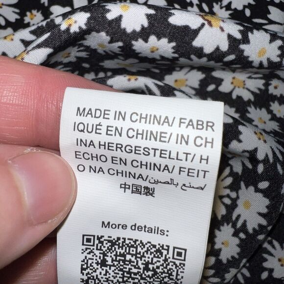 Shein Womens Strapless Sundress Mini Length Sunflower Print Pullover Size 0X - Picture 9 of 9